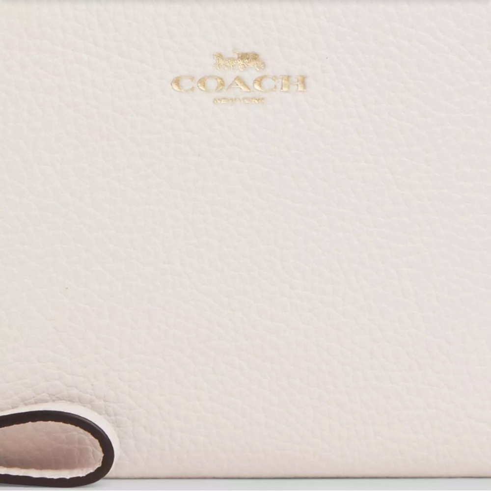 NWT Coach Corner Wristlet, Chalk (ivory). Includes Gift Box. - Picture 4 of 5